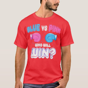 T-shirt Fête de la révélation de genre Drôle, Bleu Drôle V