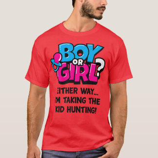 T-shirt Fête de la Révélation de genre Drôle Chasse Amoure
