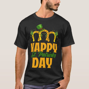 T-shirt Fête de la Saint-Patrick 3 Fers de Cheval Lutins I
