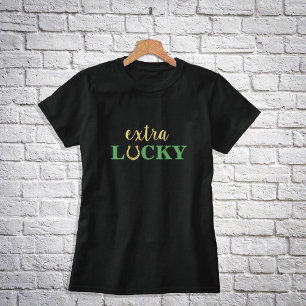 T-shirt Fête de la Saint-Patrick en fer à cheval Lucky