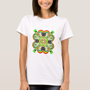 T-shirt fête de la saint-patrick   Mandala d'inspiration i