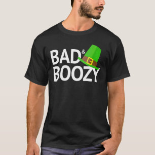 T-shirt Fête De La Saint Patrick Mauvaise Et Boozy