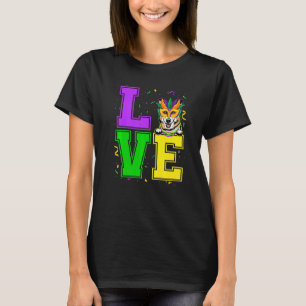 T-shirt Fête de la Saint-Valentin Corgi Mardi Gras