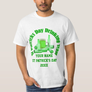 T-shirt Fête de la St Patrick irlandaise personnalisée