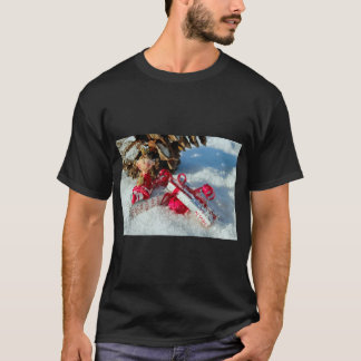 T-shirt Fête de l'ange de Noël Graphique festif