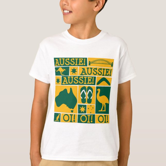 T-shirt Fête de l'Australie (Devant)