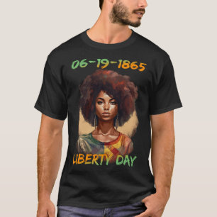T-shirt - Fête de l'indépendance des femmes afro-américain