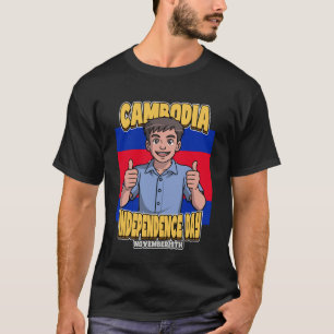 T-shirt Fête de l'indépendance du Cambodge 9 novembre 1