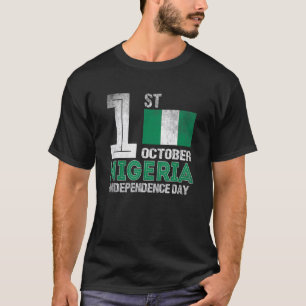 T-shirt Fête de l'indépendance du Nigeria Fierté Nigeria P