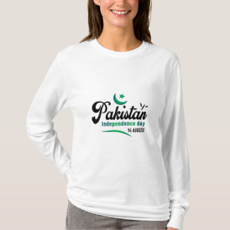 T-shirt Fête de l'indépendance du Pakistan 14 août