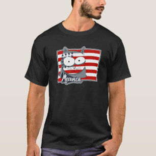 T-shirt Fête de l'Indépendance du Patriote Félin Meowica
