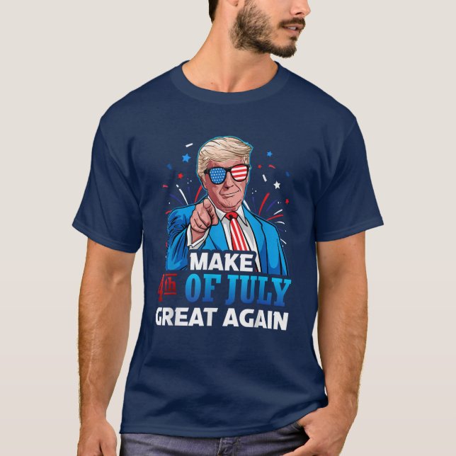 T-shirt Fête de l'Indépendance : Rendre 4 juillet (Devant)