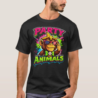 T-shirt Fête de maillot de baseball
