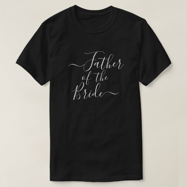 T-shirt Fête de mariage du Père de la Mariée (Design devant)