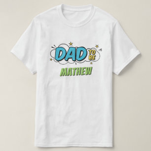 T-shirt Fête de naissance bébé garçon super-héros bande de