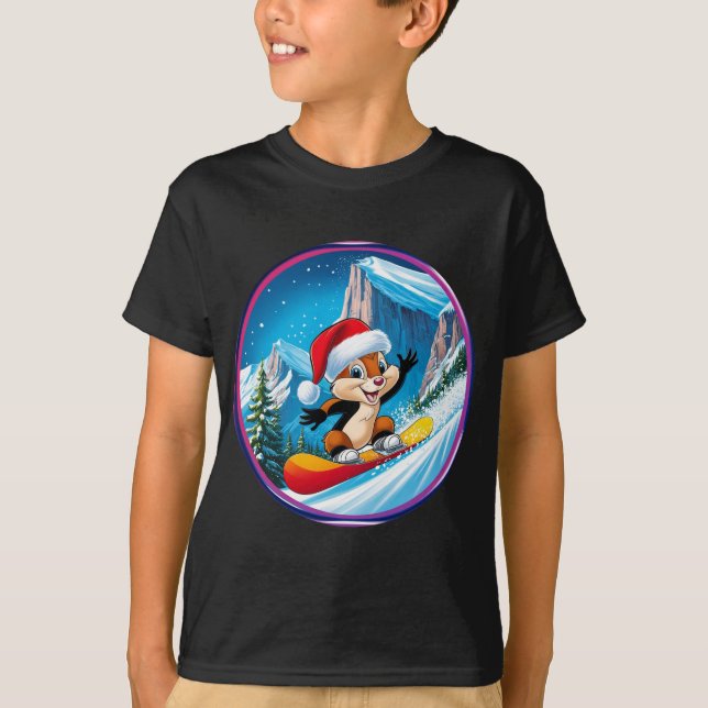T-shirt fête de noël (Devant)
