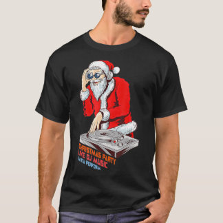 T-shirt fête de noël Disco Vintage les années 70 Dance Par