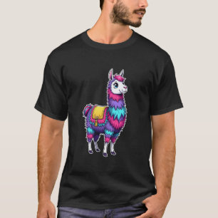 T-shirt Fête de pinata lama mignon