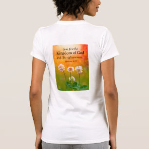 T-shirt Fête de Tabernacles design avant et arrière T-shir