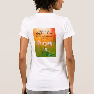 T-shirt Fête de Tabernacles design avant et arrière T-shir