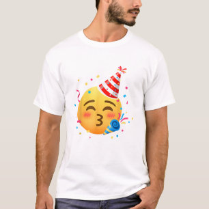 T-shirt Fête d'émoticônes drôles