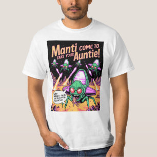 T-shirt Fête d'enlèvement d'aliens de Manti ! Defender Ar