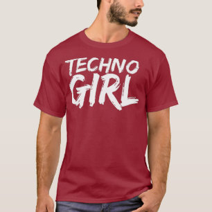 T-shirt Fête des adolescentes Techno Girl Tee Festival EDM