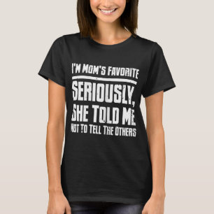 T-shirt Fête des frères et soeurs préférés de Im Moms Rapp