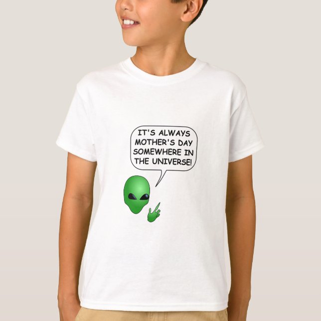 T-shirt Fête des mères Aliens (Devant)