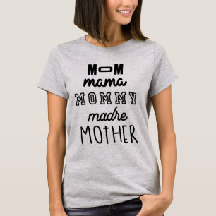T-shirt Fête des mères Cadeau Maman maman maman maman mama
