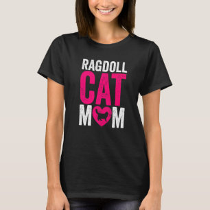 T-shirt Fête des Mères Chat Maman Chat  Ragdoll Chat Maman