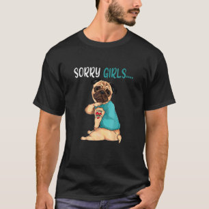 T-shirt Fête des mères Chien désolé Fille J'aime maman tat