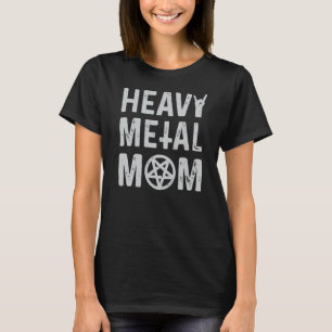 T-shirt Fête des mères de maman en métal lourd