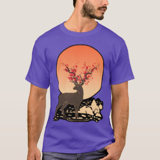 T-shirt Fête des mères Esprit Reine Mère Cerf Esprit ami