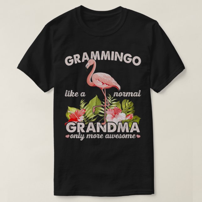 T-shirt Fête des Mères Fête des Mères Fête des Flamants ro (Design devant)