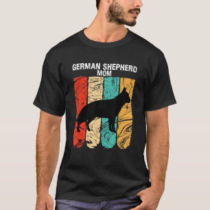 T-shirt Fête des mères pour chien mère berger allemand mam