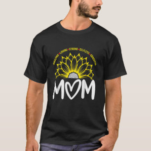 T-shirt Fête des Mères Tournesol Extraordinaire Amour Fort