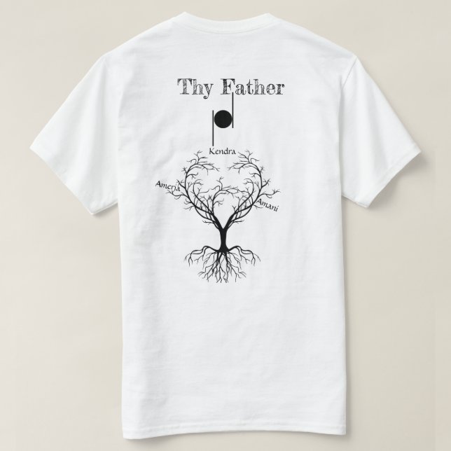 T-shirt Fête des pères (Design dos)