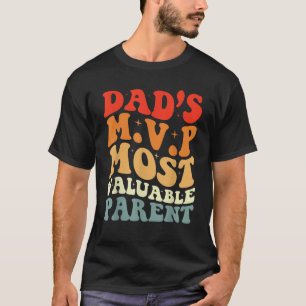 T-shirt Fête des pères amusante de la femme papa s MVP Ret