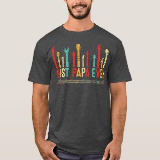 T-shirt Fête des pères Best Papa Ever Guitare Lover Guitar