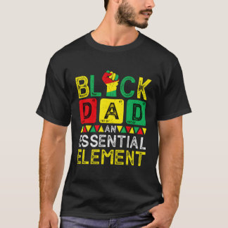 T-shirt Fête des pères Black Papa Essential Elet Jundixièm