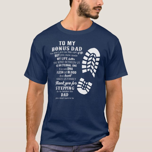 T-shirt Fête des pères Bonus Papa  (Devant)