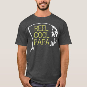 T-shirt Fête des pères Cadeau Pêche bobine Cool Papa Cadea