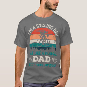T-shirt Fête des pères cycliste papa vélo cadeau