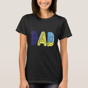T-shirt Fête des pères d'amour Bluey-Papa-maman