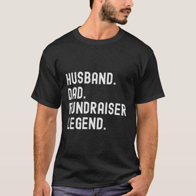 T-shirt Fête des pères de collecte de fonds pour papa mari (Devant)