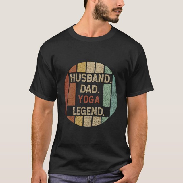 T-shirt Fête des pères de légende du papa du mari (Devant)