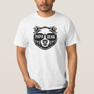 T-shirt Fête des pères de lunettes de soleil Papa Bear