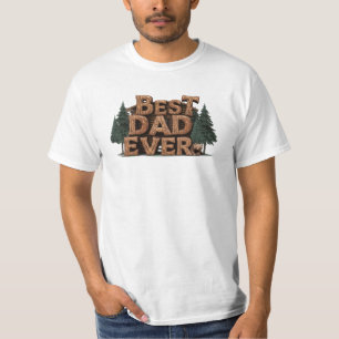 T-shirt *~* Fête des pères de pin Rustique AP86 MEILLEUR D