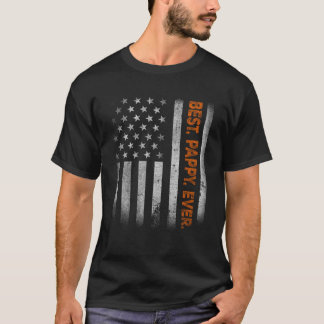 T-shirt Fête des pères Drapeau Américain Pappy Pour Pappy